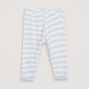 Leggings Stribet – Serendipity Organics – Mist/Offwhite